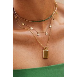 SOKO Rectangular Medallion Necklace