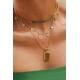 SOKO Rectangular Medallion Necklace